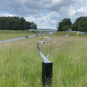 RVS bermmonument Borger langs N34