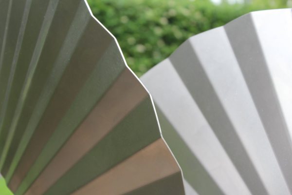 detail stainless steel artwork commissioned wings