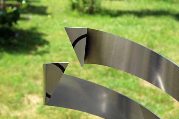 detail rvs sculptuur