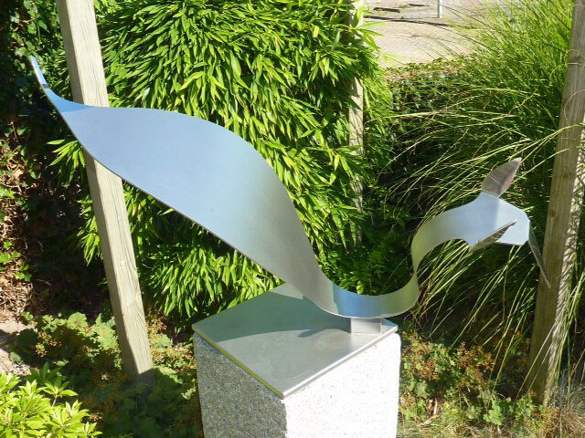 dierenbeeld -vossenbeeld -van-rvs