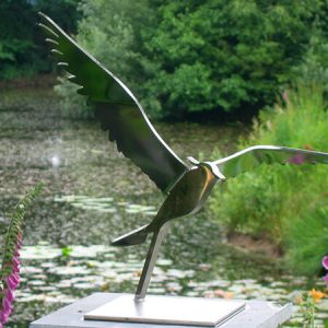 kievit RVS vogelbeeld