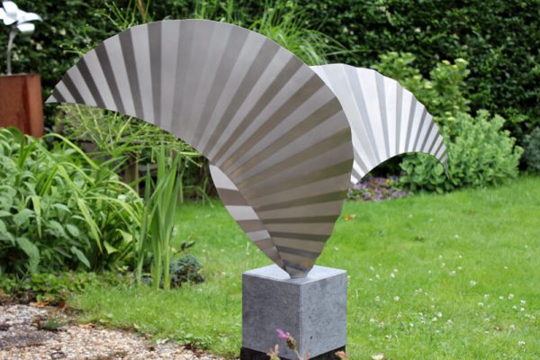 art commissioned sculpture Wings by RVS 316