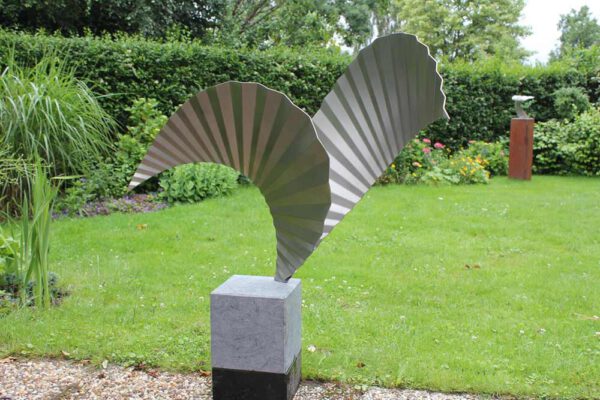 art assignment image of stainless steel Wings