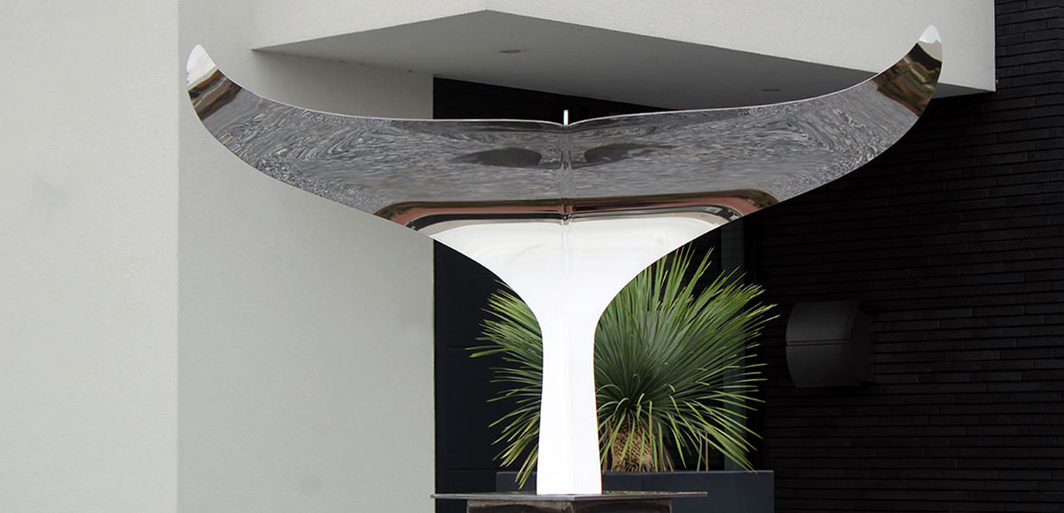 kunstopdracht rvs kunstwerk