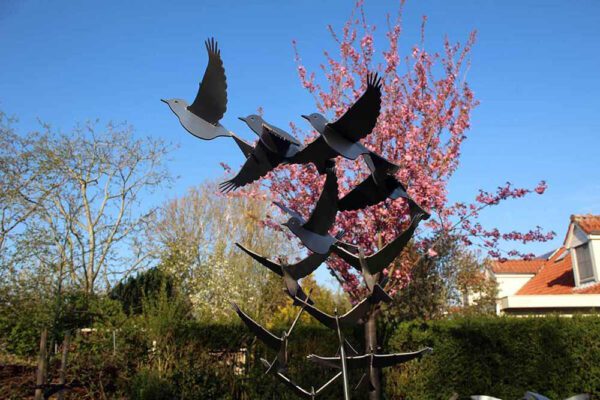 vogelsculptuur puttertjes